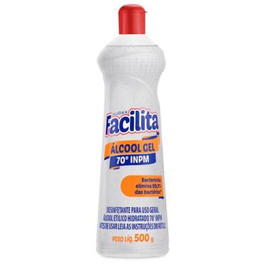Imagem de Álcool Gel 70% AUDAX FACILITA 500g 01 UN