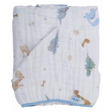 Imagem de Toalha c/capuz de centro baby joy soft estampada 80cmx90cm incomfral