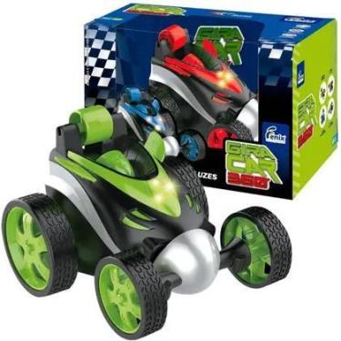 Imagem de Carrinho De Controle Remoto Gira Car 360 Verde Fenix