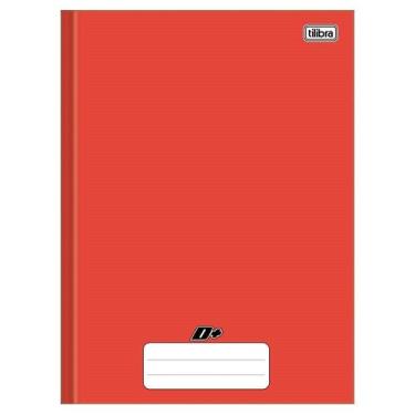 Imagem de Caderno Costurado Tilibra Universitário Capa Dura D+ Vermelho 96 Folha