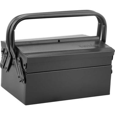 Imagem de Caixa para Ferramentas Sanfonada de Metal com 3 Gavetas 30 19 e 16cm Modelo 6115301916 Vonder
