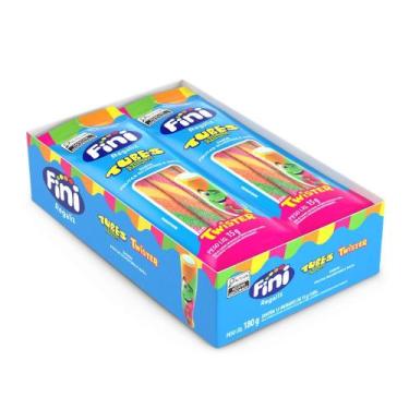 Imagem de Mini Bala de Gelatina Twister Azedinho 15g 12 Unidades Fini Regaliz
