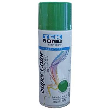 Imagem de Kit Tinta Spray Verde 350ml Super Color 12 Un- TEK BOND