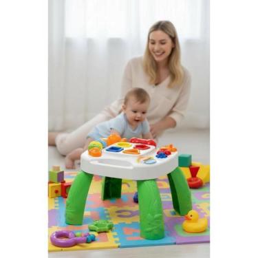 Imagem de 2x Mesa Didática Infantil Educativa C/ Blocos Atividades Seg - Congrat