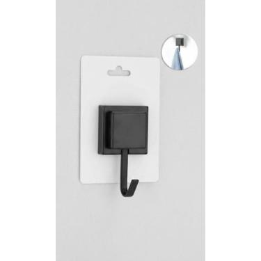 Imagem de Gancho de Parede Preto Adesivo Resistente - Congratulations Store