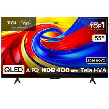 Imagem de Smart TV 4K TCL Advanced QLED 55 Polegadas com Processador AIPQ, Dolby