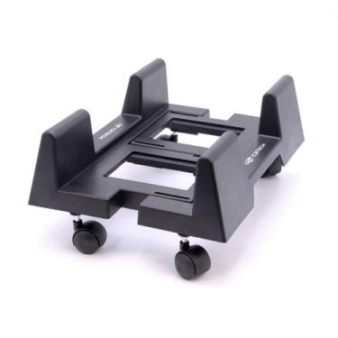 Imagem de Suporte para Gabinete Regulável com Rodinha até 10kg SC-20BK C3 Tech