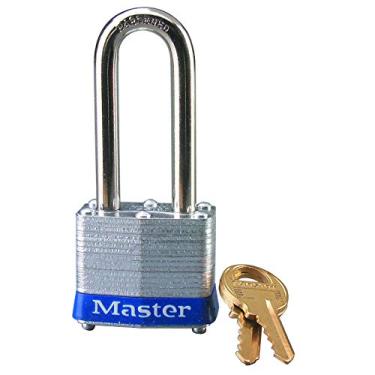 Imagem de Master Lock Cadeado laminado 3DLH 3,8 cm Nº 3 com manilha longa
