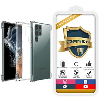 Imagem de Capa Protetora Para Compat�vel com Galaxy S22, S22 Plus e S22 Ultra - Capinha Case Transparente Air Anti Impacto Prote��o De Silicone Flex�vel (S22 Ultra)