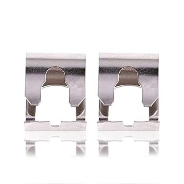 Imagem de 2 clipes de reparo de ligação de limpador de para-brisas de aço automotivo, transmissão, conexão, hastes de bucha para acessórios de grampo de reparo automático