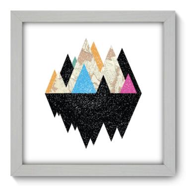 Imagem de Quadro Decorativo - Montanha - 22cm x 22cm - 164qnaab