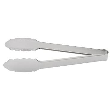 Imagem de Mimo Style Pinça Pegador de Salada Feito Inteiramente de Aço Inoxidável para Servir e Manusear Saladas e Outros Alimentos, Ideal para Almoço, Jantar, Design Ergonômico 24,5cm Multiuso