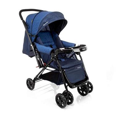 Imagem de Carrinho de Bebê Cosco Kids, Reverse, Azul Rajado