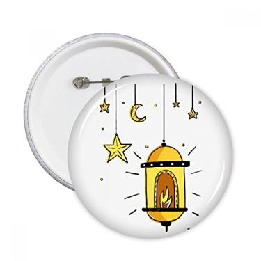 Imagem de Desenho animado simples formas geométricas padrão pinos redondos crachá botão emblema acessório decoração 5 peças