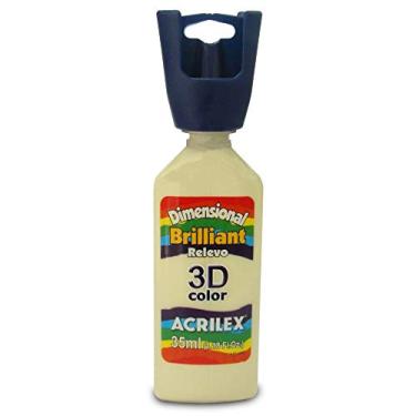 Imagem de Tinta Relevo Dimensional Brilliant, Marfim, Acrilex