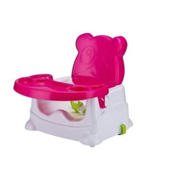 Imagem de Cadeira De Alimentação Booster Ursinho Rosa - Baby Style