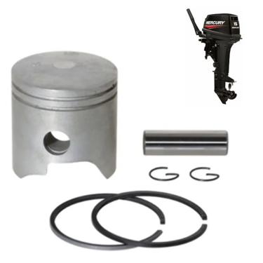 Imagem de 2 Pistões e Aneis do motor de popa Mercury 15hp Japoneis