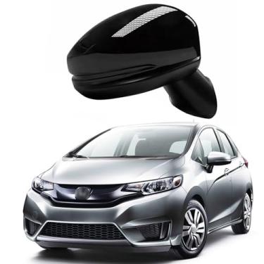 Imagem de Conjunto de espelho lateral do passageiro adequado para HONDA FIT JAZZ 2015 2016 2017 acessórios de espelho retrovisor de carro substituição de espelho lateral sem luz de seta, sem dobramento elétrico