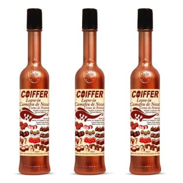 Imagem de Kit com 3 Leave-in Camafeu de Nozes Creme de Pentear Coiffer 300ml