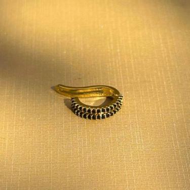 Imagem de Piercing Fake Ear Cuff com Zircônias Pretas Barbara - Vorax Woman