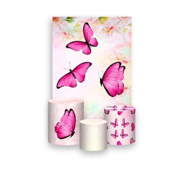 Imagem de Painel De Festa Vertical 1,50 x 2,20 + Trio De Capas Cilindro - Borbol