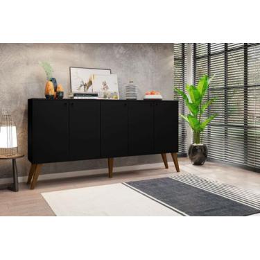 Imagem de Aparador Retro San Marino Preto Brienza - Brienza Movelaria