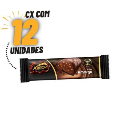 Imagem de 12x De 40g Barra Recheada Bon o Bon 70% Amargo - Arcor