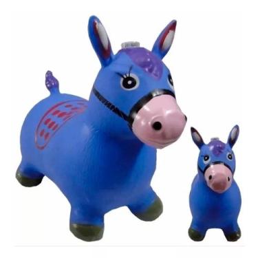 Imagem de Cavalinho Upa Upa Borracha Inflável Som 50X60 - Toys