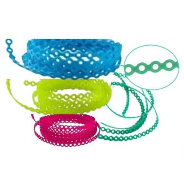 Imagem de Borrachinha de Aparelho Ortodôntico Liga Trançada Corrente Colorida 06
