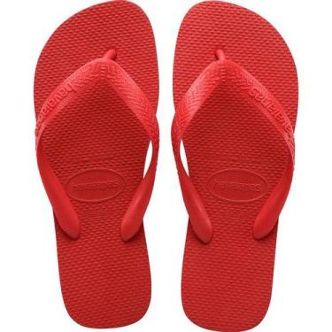 Imagem de Chinelo Havaianas Top Kids 4000029, Vermelho, 27