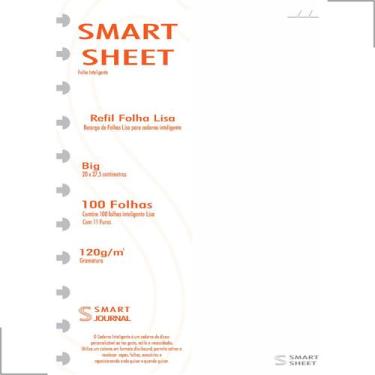 Imagem de Refil Caderno Inteligente Discos 120g 100 Folhas Liso Grande - Best