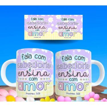 Imagem de Caneca gospel frases religiosas versículos bíblicos motivacionais 05 -
