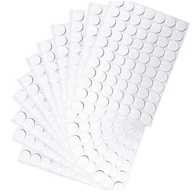 Imagem de HuhuDo Adesivo Transparente Pegajoso, Adesivo Pegajoso, Massa Adesiva Removível, Redondo, Dupla Face, Sem Rastros, Adesivo Para Decoração De Festivais (910)