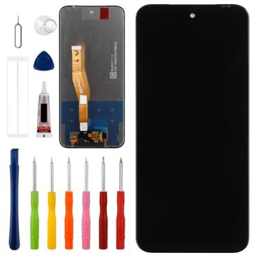 Imagem de [com moldura] Conjunto de digitalizador de tela sensível ao toque LCD Vvsialeek para N-okia XR21 [6,5 polegadas] com kit de ferramentas de reparo técnico - Função de impressão digital