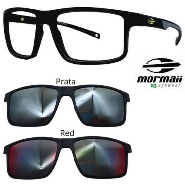 Imagem de Oculos Mormaii 6127 Swap 5 AAS com 2 Clipons - Escolha a Cor, Prata, R