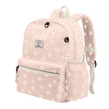 Imagem de Mochila Atgark Corduroy para meninos de 2 a 5 anos