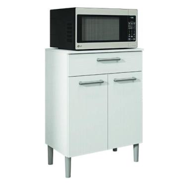 Imagem de Armário de Cozinha Balcão Multiuso Para Micro Ondas Com Gaveta Diamant