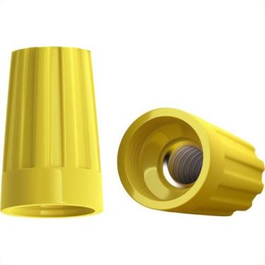 Imagem de Conector Torcao Sforplast Com Mola 2,5 A 10Mm Amarelo
