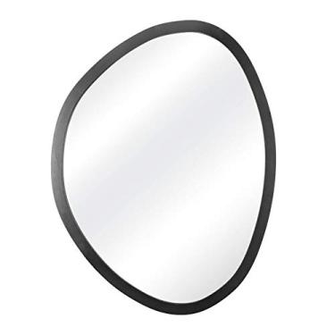 Imagem de Espelho Decorativo Preto 35x50cm Orgânico Lp