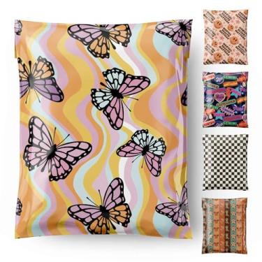 Imagem de Cute AF Mailers Cute-Af-Mailers Sacos De Plástico Para Correspondência 10X13" Pacote Com 100 Envelopes À Prova D'Água Selagem Automática E Violação Embalagens Roupas, Livros, Camisetas Suprimentos P