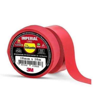 Imagem de Fita isolante 3m imperial verm.10mt
