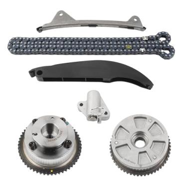 Imagem de Wahparts Kit de corrente de distribuição 244202E000 com rodas dentadas CVVT compatível com Hyundai Elantra Kona Veloster 2017-2021 Kia Forte 2.0L 24420-2E000 244102E000 244102E000