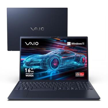 Imagem de Notebook VAIO FE16 AMD Ryzen 5-5625U Windows 11 Home 32GB 512GB SSD Wi-Fi 6 Tela 16" IPS WUXGA Antirreflexo - Cinza Grafite - VJFE69F11X-B1011H - Memória Expansível até 64GB