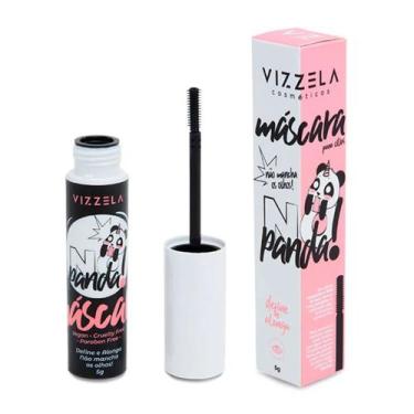 Imagem de Máscara Rímel Para Cílios No Panda Vizzela Vegano 5g Preta Alonga 100%