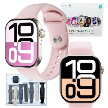 Imagem de Smartwatch Watch X 7 Pulseiras NFC GPS  Série 10 Pro Wearfit original 