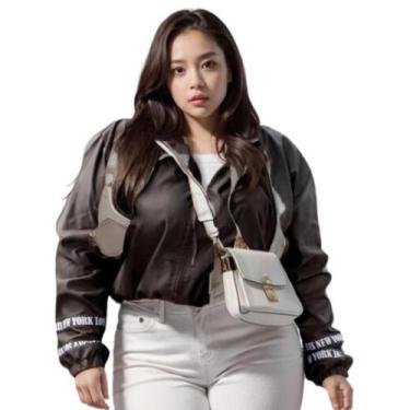 Imagem de Jaqueta Corta Vento Esportivo Feminino Plus Size - WM, Preto, G1 (50-5