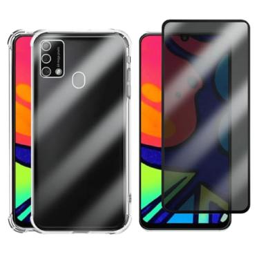 Imagem de Kit Capa Anti Impacto e Película Privacidade 3D Anti-Spy Compatível Samsung Galaxy M21S