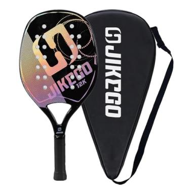 Imagem de Raquete de Tênis de Praia em Fibra de Carbono 12K, EVA Core Spin, Fibra de Vidro Profissional (JKB003-12K)