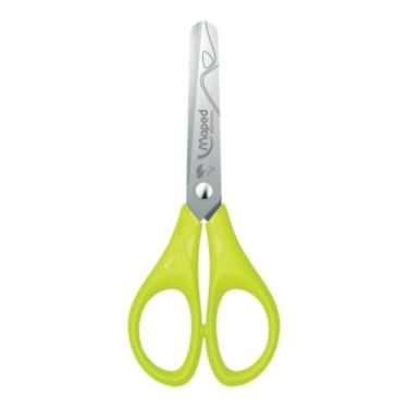 Imagem de Tesoura Pulse Jacare 13Cm Para Canhoto MAPED, Verde