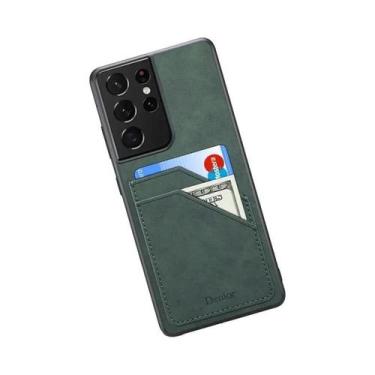 Imagem de Capa De Telefone De Couro Luxuosa Para Samsung S25 S24 Ultra plus S23 